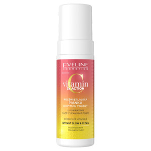 Eveline Cosmetics Vitamin C 3x Action rozświetlająca pianka do mycia twarzy 150ml