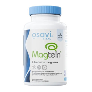 Osavi Magtein L-Treonian Magnezu suplement diety 90 kapsułek