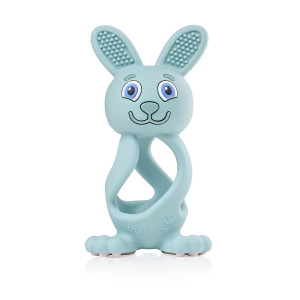 Brush-Baby Bobbie Bunny Teether zabawka-gryzak dla niemowląt Eucalyptus Green