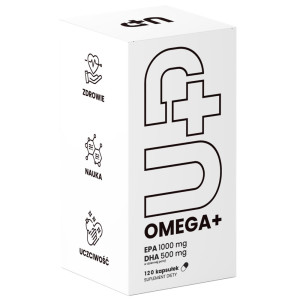 UP Health Pharma Omega+ suplement diety 120 kapsułek
