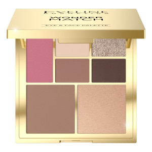 Eveline Cosmetics Wonder Match paleta do makijażu oczu i konturowania twarzy 12g