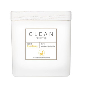 Clean Reserve Fresh Linens sojowa świeca zapachowa 227g