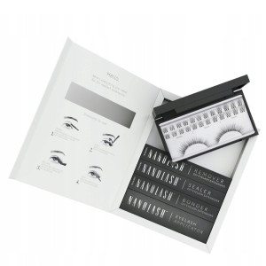 Nanolash DIY Extensions Starter Kit zestaw sztuczne rzęsy 10.12.14mm Innocent 36szt. + bonder do rzęs 5ml + sealer do rzęs 5ml + aplikator do rzęs 1sz