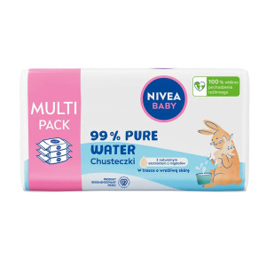 Nivea Baby chusteczki biodegradowalne 99% Pure Water 3x57szt