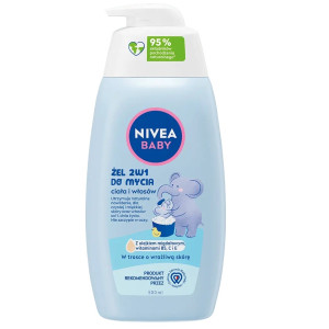 Nivea Baby żel 2w1 do mycia ciała i włosów 500ml