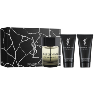 Yves Saint Laurent La Nuit De L'Homme zestaw woda toaletowa spray 100ml + żel pod prysznic 2x50ml
