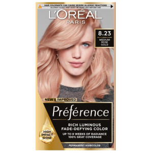 L'Oreal Paris Preference farba do włosów 8.23 Medium Rose Gold