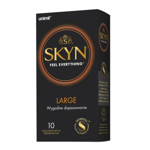 Unimil Skyn Large nielateksowe prezerwatywy 10szt