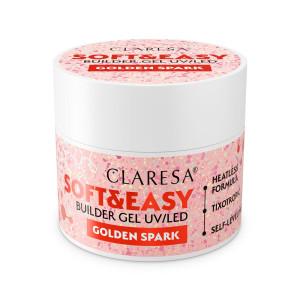 Claresa Soft&Easy Builder Gel żel budujący Golden Spark 45g
