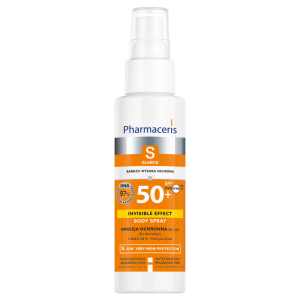 PHARMACERIS S INVISIBLE EFECT BODY SPRAY Emulsja ochronna SPF50+ do ciała dla dorosłych i dzieci od 6 miesiąca życia - 150ml