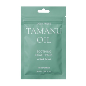 RATED GREEN Tamanu kuracja łagodząca skórę głowy z olejem tamanu i czarną porzeczką 50ml