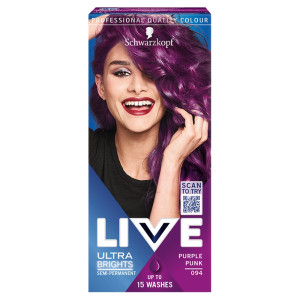 Schwarzkopf Live Ultra Brights or Pastel farba do włosów 094 Purple Punk