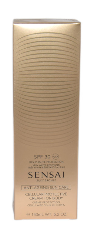 KANEBO SENSAI Silky Bronze Cellular Protective Cream FOR BODY SPF 30 krem pielęgnacyjny 150 ml