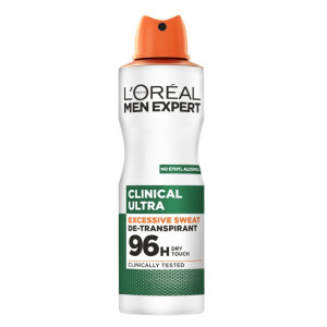 L'Oreal Paris Men Expert Clinical Ultra 96H antyperspirant w sprayu 150ml