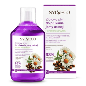 SYLVECO Ziołowy płyn do płukania jamy ustnej ortodontyczny 500 ml
