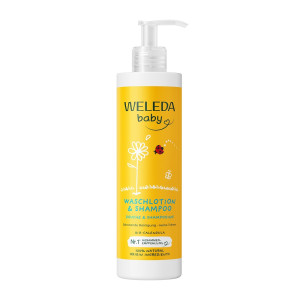 WELEDA Baby szampon i płyn do mycia ciała z nagietkiem lekarskim - 400ml