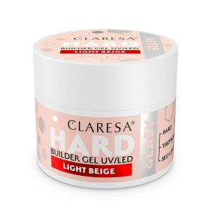 Claresa Hard&Easy Builder Gel żel budujący Light Beige 12g