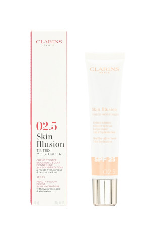 CLARINS SKIN ILLUSION TINTED MOISTURIZER SPF25 02.5 40ML