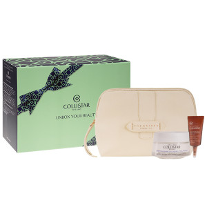 COLLISTAR SET (Ccolagene Cream BALM + Hyaluronic ACID EYE Contour Lifting + Cosmetics Bag) krem pielęgnacyjny 50 ml
