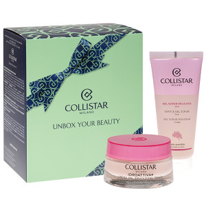 COLLISTAR SET (Idroattiva Fresh Hydrating Cream + Gentle Scrub ) krem pielęgnacyjny 50 ml
