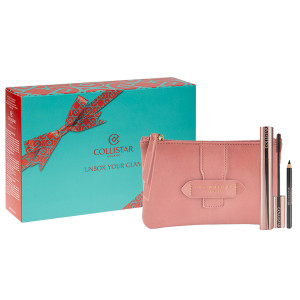 COLLISTAR SET (Infinito Mascara + MINI Pencil + Cosmetics Bag) tusz do rzęs 7,5 ml