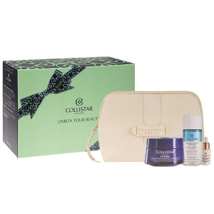 COLLISTAR SET (Revitalising Daily Cream + MINI Biphasic + Drops+Cosmetic Bag) krem pielęgnacyjny 50 ml
