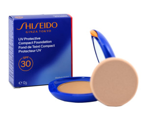 SHISEIDO SUN UV Protector Compact FOND DE Teint Medium Ochre produkt kosmetyczny 12 g