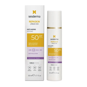 SESDERMA REPASKIN URBAN 365 Krem przeciwsłoneczny z pielęgnacją przeciwstarzeniową SPF50, 50 ml