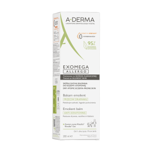 A-Derma Exomega Allergo Balsam Emolient Do Skóry Suchej Skłonnej Do Egzemy Atopowej - 200ml