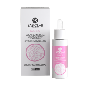 BasicLab Cosmetology ESTETICUS Serum Regenerujące Strukturę Skóry z Ceramidami 1% - 30 ml