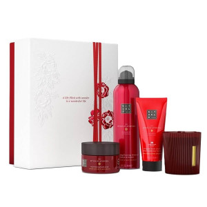 RITUALS SET (The Ritual OF Ayurveda Candle + BODY Cream + BODY Scrub + Foaming Shower GEL ) żel pod prysznic 140 g