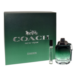 COACH SET (Green + Travel Spray ) woda toaletowa spray męskie 60 ml