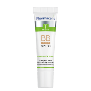 PHARMCAERIS T ACNE MATT TONE Tonujący krem przeciwtrądzikowy BB 01 light SPF30 30 ml
