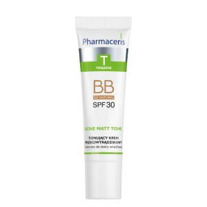 PHARMCAERIS T ACNE MATT TONE Tonujący krem przeciwtrądzikowy BB 02 light SPF30 30 ml