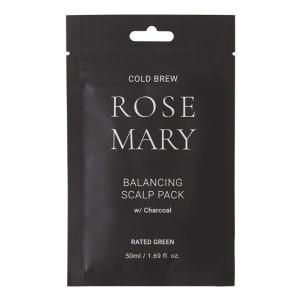 RATED GREEN Rosemary kuracja regulująca do skóry głowy z rozmarynem i aktywnym węglem 50ml