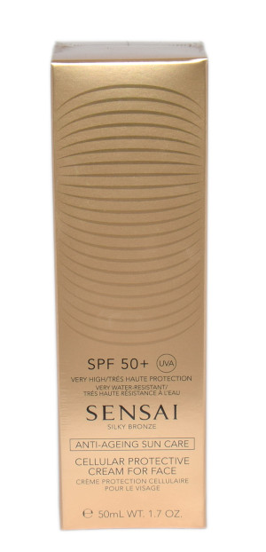 KANEBO SENSAI Silky Bronze Cellular Protective Cream FOR FACE SPF 50+ krem pielęgnacyjny 50 ml