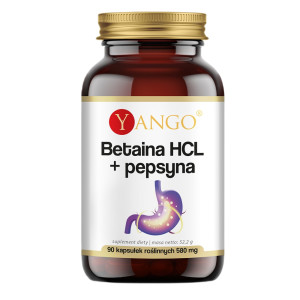 Yango Betaina HCL suplement diety 90 kapsułek