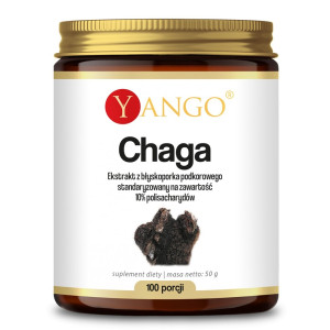 Yango Chaga ekstrakt 10% polisacharydów suplement diety 50g