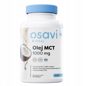 Osavi Olej MCT 1000mg suplement diety 60 kapsułek