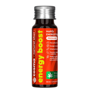 Cosma Cannabis Energy Boost naturalny shot energetyzujący 50ml