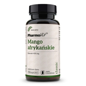 Pharmovit Mango Afrykańskie 400 mg suplement diety 90 kapsułek