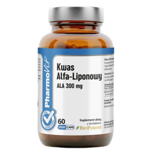 Pharmovit Kwas Alfa-Liponowy ALA 300 mg suplement diety 60 kapsułek