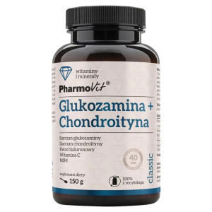 Pharmovit Glukozamina + Chondroityna suplement diety 150g