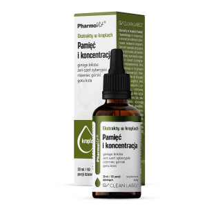 Pharmovit Pamięć i Koncentracja suplement diety 30ml