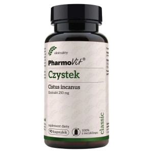 Pharmovit Czystek Cistus incanus 250 mg suplement diety 90 kapsułek