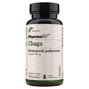Pharmovit Chaga 400 mg suplement diety 90 kapsułek