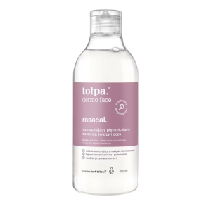 TOŁPA ROSACAL Wzmacniający płyn miceralny do mycia twarzy i oczu - 400 ml