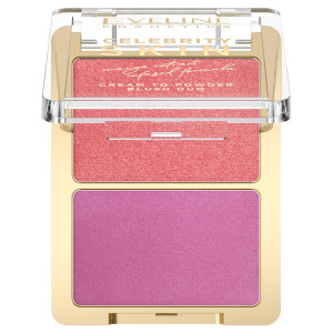 Eveline Cosmetics Celebrity Skin duet kremowych róży do policzków 02 Sunset Flush 8g
