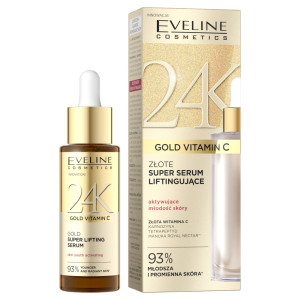 Eveline Cosmetics 24K Gold Vitamin C złote super serum liftingujące 30ml