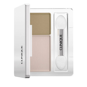 Clinique All About Shadow™ Duo podwójny cień do powiek Seashell Pink/Fawn Satin 1.7g